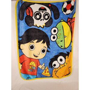 Ryans World 2019 Plush Blanket Super Soft Bright Colorful 54 X 40